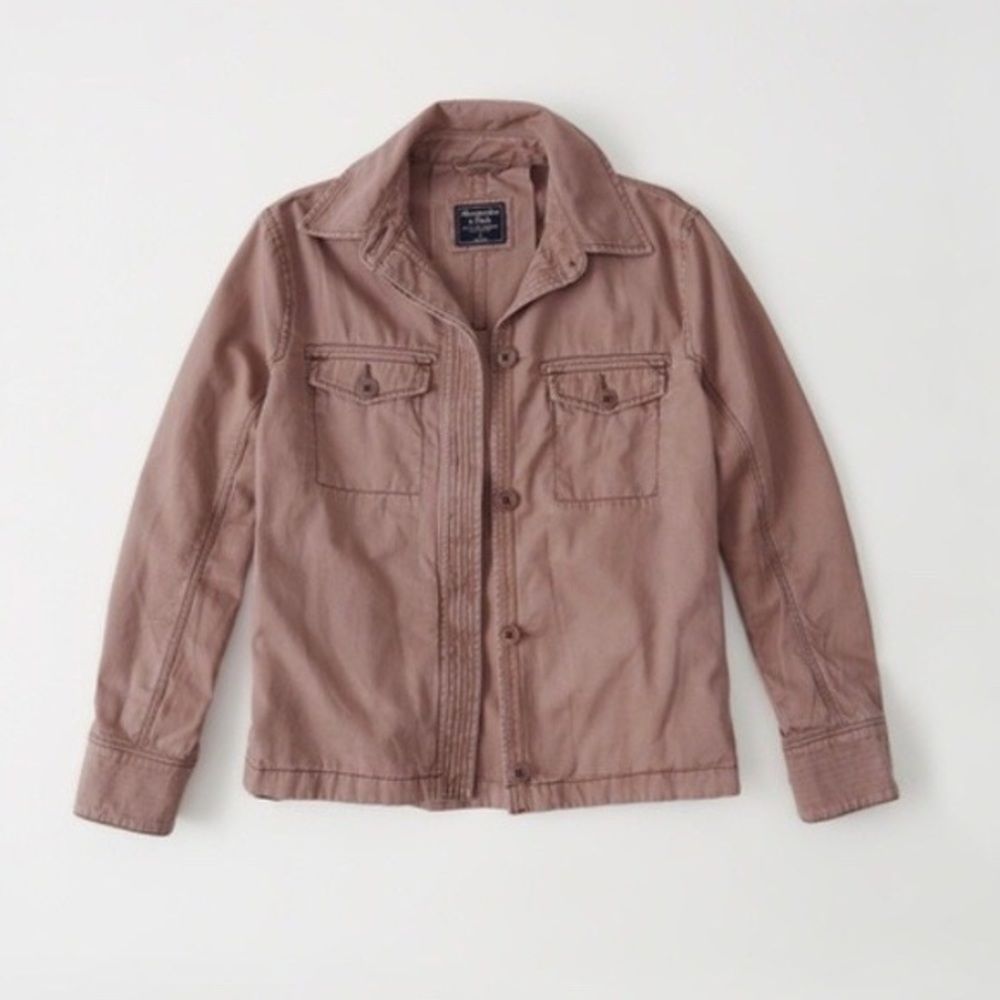 Abercrombie and Fitch Twill Swing Shirt Jacket